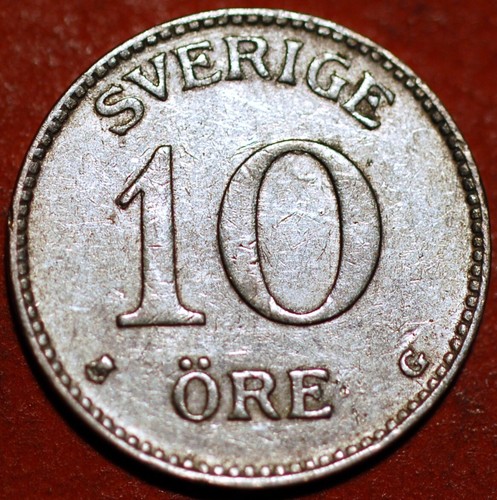 Schweden öre 1942 gustaf v - 10,