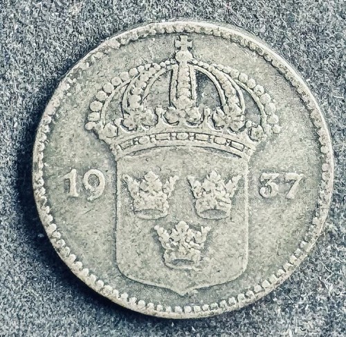 öre 1937 schweden gustaf - 10,