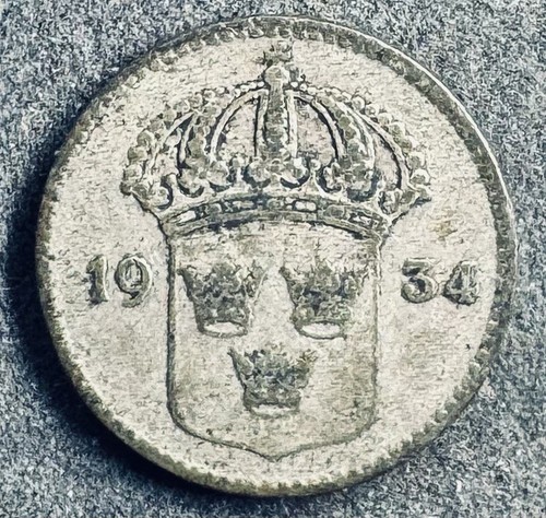 öre 1934 schweden gustaf - g,