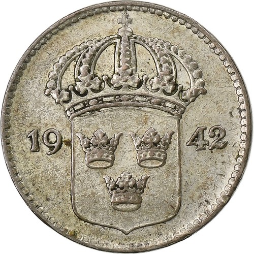 Schweden gustaf 10 öre - schweden,, v,