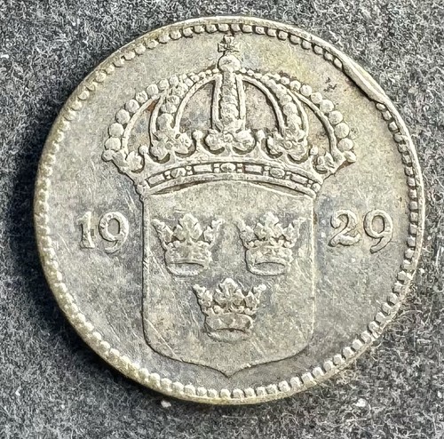 öre 1929 schweden gustaf - g,